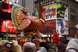 Fiesta de Thanksgiving en Año Escolar en EEUU