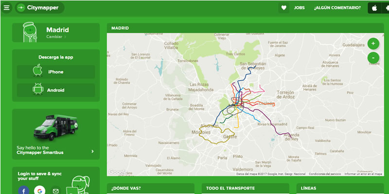 apps para viajes: Citymapper